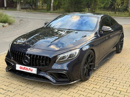 2018 Mercedes-Benz S-Класс 450 4MATIC VI (W222, C217) Рестайлинг, синий, 6590000 рублей, вид 3