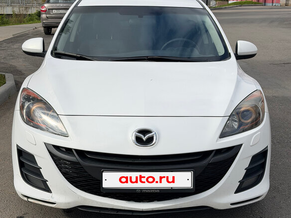 2009 Mazda 3 II (BL), белый, 729000 рублей