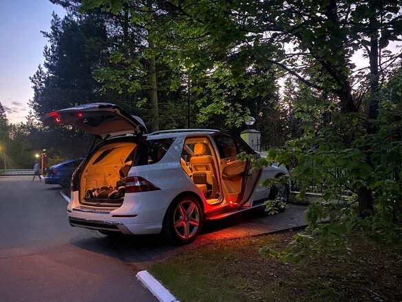2012 Mercedes-Benz M-Класс 350 III (W166), белый, 2600000 рублей - вид 26