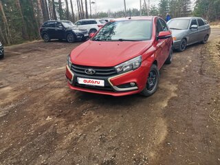 2019 Lada (ВАЗ) Vesta I, красный, 1000000 рублей, вид 1