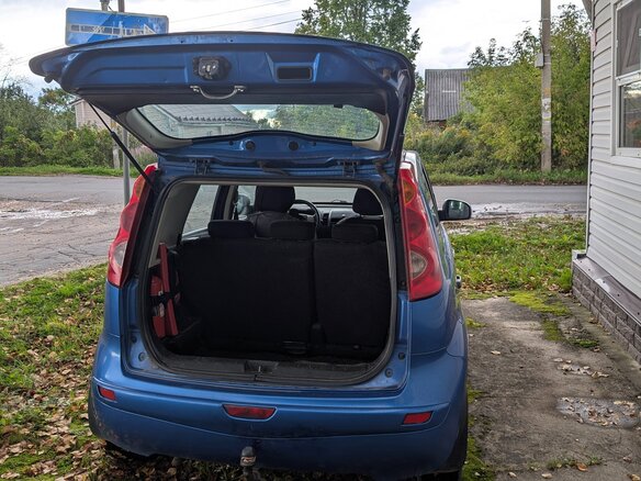 2008 Nissan Note I, синий, 345000 рублей - вид 7