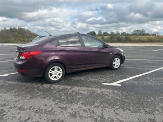 2013 Hyundai Solaris I, фиолетовый, 820000 рублей, вид 4