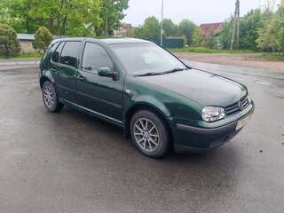 1998 Volkswagen Golf IV, зелёный, 300000 рублей, вид 4