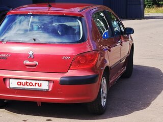 2006 Peugeot 307 I Рестайлинг, красный, 300000 рублей, вид 5