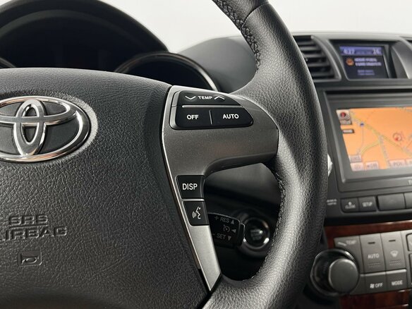 2012 Toyota Highlander II (XU40) Рестайлинг, чёрный - вид 13