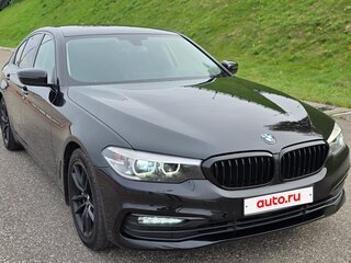 2018 BMW 5 серии 530d xDrive VII (G30/G31/G38), чёрный, 3590000 рублей, вид 4