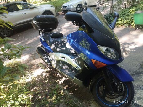 2002 Yamaha TMAX, синий, 250000 рублей, вид 3