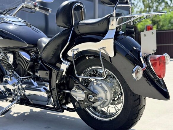 2006 Yamaha XVS1100, чёрный, 750000 рублей - вид 14