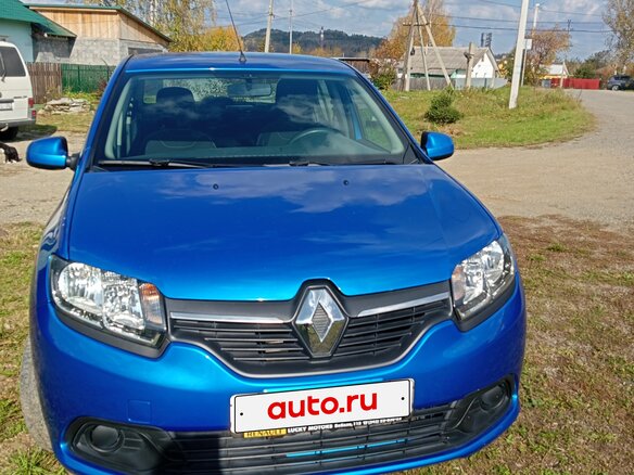 2018 Renault Logan II, синий, 1100000 рублей