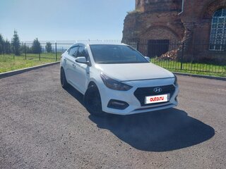 2017 Hyundai Solaris II, белый, 1100000 рублей, вид 5