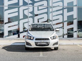 2013 Chevrolet Aveo II, серебристый, 664000 рублей, вид 3