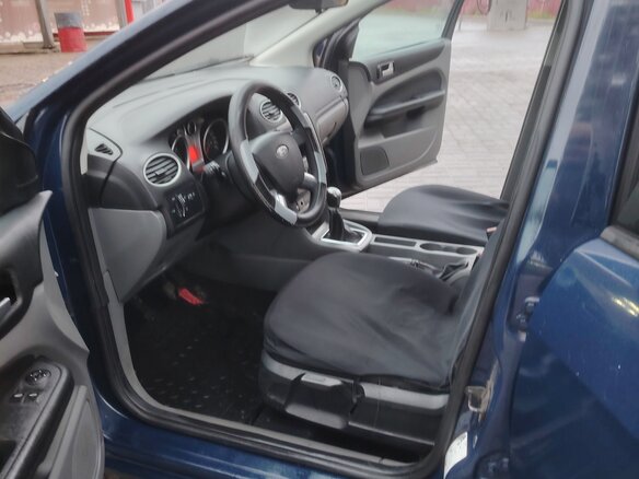 2009 Ford Focus II Рестайлинг, синий, 320000 рублей - вид 12