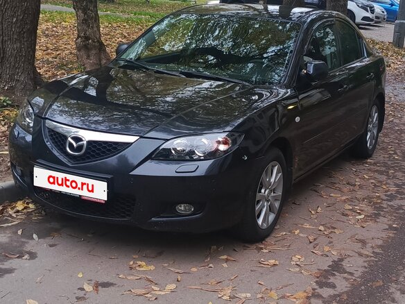 2007 Mazda 3 I (BK) Рестайлинг, чёрный, 500000 рублей