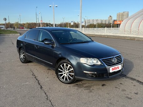 2008 Volkswagen Passat B6, синий, 790000 рублей, вид 2