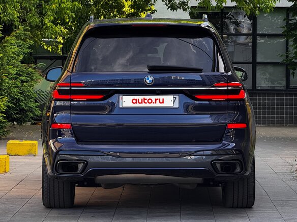 2022 BMW X7 40i I (G07) Рестайлинг, синий, 7943682 рублей - вид 6