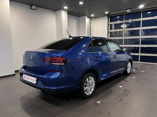 2020 Volkswagen Polo VI, синий, 1630000 рублей, вид 3
