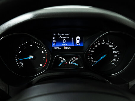 2016 Ford Focus III Рестайлинг, синий, 1059700 рублей, вид 3
