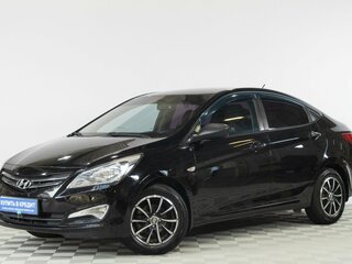 2015 Hyundai Solaris I Рестайлинг, чёрный, 1029000 рублей, вид 3
