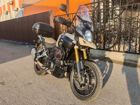 2014 Suzuki V-Strom 1000, бежевый, 650000 рублей, вид 4