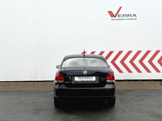 2014 Volkswagen Polo V, чёрный, 740000 рублей, вид 4