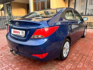 2016 Hyundai Solaris I Рестайлинг, синий, 920000 рублей, вид 2
