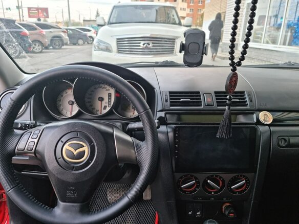 2006 Mazda 3 I (BK) Рестайлинг, красный, 480000 рублей - вид 7