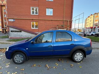 2008 Renault Logan I, синий, 198000 рублей, вид 2