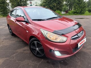 2011 Hyundai Solaris I, красный, 545000 рублей, вид 2