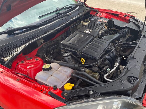 2007 Mazda 3 I (BK) Рестайлинг, красный, 285000 рублей - вид 8