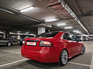 2007 Saab 9-3 II Рестайлинг, красный, 780000 рублей, вид 5