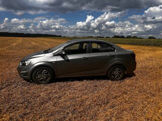 2012 Chevrolet Aveo II, серый, 715000 рублей, вид 4
