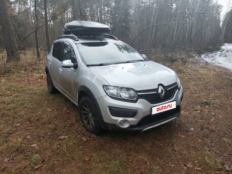 2015 Renault Sandero Stepway II, серебристый, 790000 рублей, вид 3