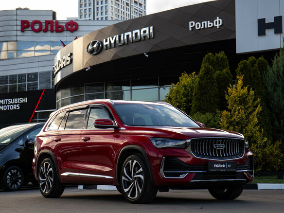 2021 Geely Monjaro I, красный - вид 1