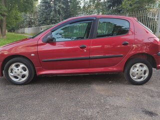 2008 Peugeot 206, красный, 285000 рублей, вид 3