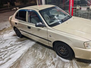 2004 Hyundai Accent ТагАЗ II, бежевый, 295000 рублей, вид 4