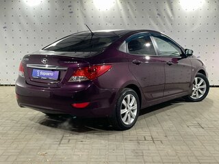 2013 Hyundai Solaris I, фиолетовый, 790000 рублей, вид 4