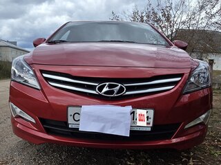 2016 Hyundai Solaris I Рестайлинг, красный, 1300000 рублей, вид 1