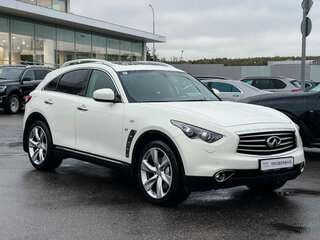 2013 Infiniti FX37 II (S51) Рестайлинг, белый, 1999999 рублей, вид 3