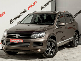 2012 Volkswagen Touareg II, коричневый, 1730000 рублей, вид 1