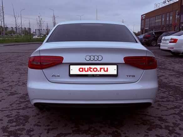 2013 Audi A4 IV (B8) Рестайлинг, белый, 1247000 рублей - вид 5