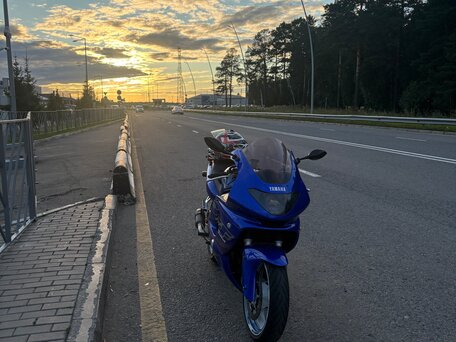 1996 Yamaha YZF600R Thundercat, синий, 350000 рублей, вид 2