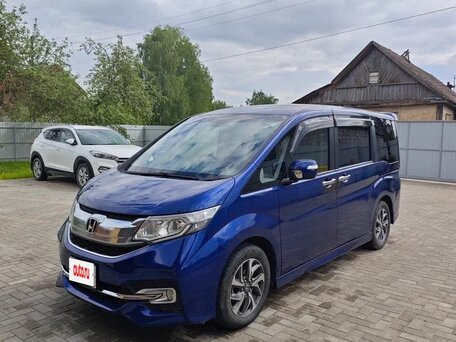 2016 Honda Stepwgn Spada V, синий, 1495000 рублей, вид 1