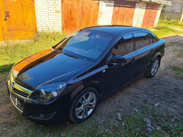2008 Opel Astra H Рестайлинг, чёрный, 505000 рублей