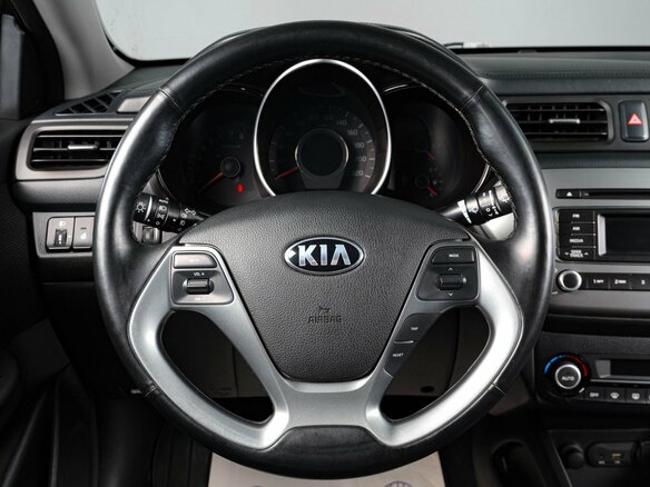 2016 Kia Rio III Рестайлинг, чёрный - вид 12