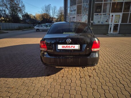 2012 Volkswagen Polo V, чёрный, 410000 рублей, вид 4