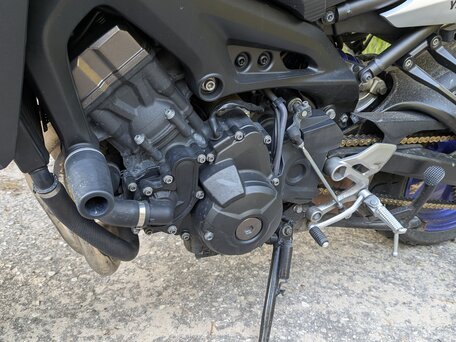 2015 Yamaha MT-09 Tracer (FJ-09), синий, 750000 рублей, вид 4