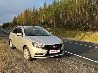2016 Lada (ВАЗ) Vesta I, серебристый, 600000 рублей, вид 1