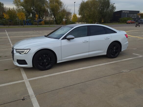 2018 Audi A6 55 TFSI V (C8), белый, 2500000 рублей - вид 7