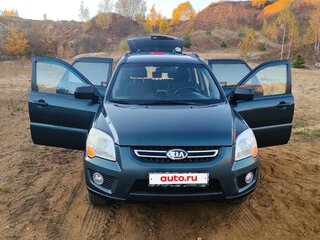 2009 Kia Sportage II Рестайлинг, зелёный, 700000 рублей, вид 2