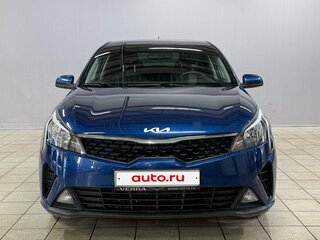 2021 Kia Rio IV Рестайлинг, синий, 1610000 рублей, вид 2